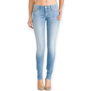 Mother The Looker Skinny Jeans in Light Kitty Light Wash Size 25